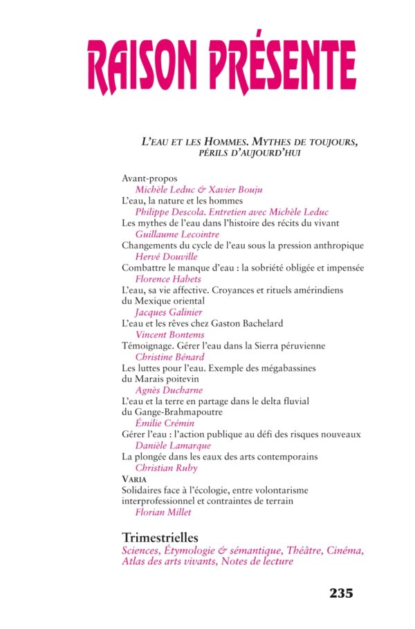 Raison présente n° 235