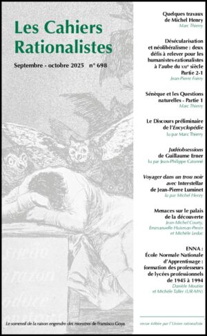Cahier rationaliste n°698